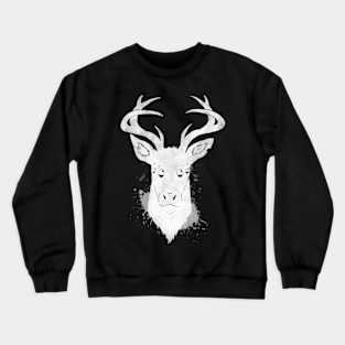 Spider Deer Negative Crewneck Sweatshirt